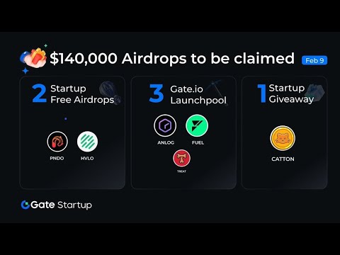 Unlock Daily Free #Airdrops at Gateio Startup Simply hold $10 in spot assets and receive free tokens