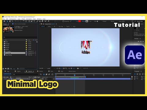 Minimal Logo After Effects Tutorial