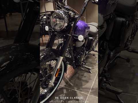 Royal Enfield Goan Classic Purple Haze Color #royalenfield #classic #goanclassic350 #vintage
