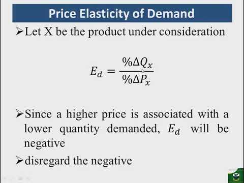 Elasticity Part 1