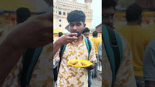 💥Must try items in Hyderabad near Charminar #food #train #hyderabad #vlog #travel