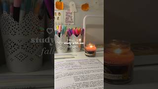 Study with me asmr 🎃🍂 #studywithme #asmr #studymotivation #studying