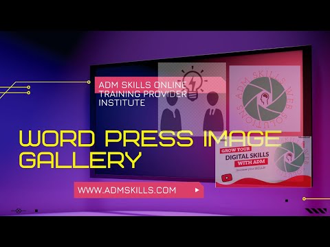 image gallery in word press website