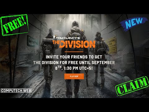 Ubisoft makes Tom Clancy's The Division free to play until September 8. Claim it step by step.#Uplay