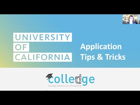UC Application Tips & Tricks