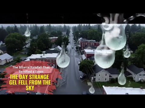 The Day Strange Gel Fell From the Sky - The Bizarre Rainfall That Terrified a Town ...