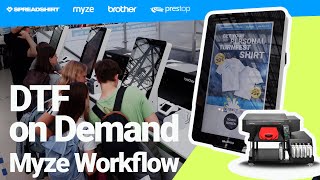 DTF On Demand with Myze Workflow Software – Insights behind the counter