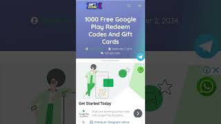 #tricks .free code for google play #tipsandtricks