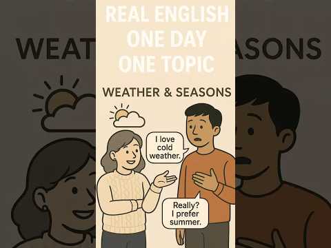 How to Talk About the Weather in English 🌦️ | Speak Naturally!  #speakingeveryday  #englishlanguage