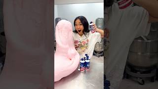 Day 4 Making Slime with 8 CANS OF BARBASOL SHAVING CREAM