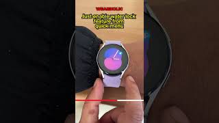 Samsung Galaxy Watch 5 Water Lock Feature #shorts #galaxywatch5 #samsunggalaxywatch5 #watertest