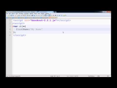 Knockout JS - The Basic for beginner