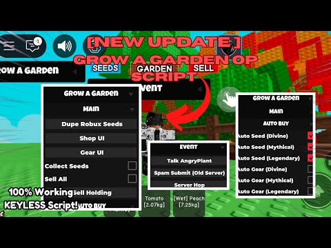 Grow a Garden Dupe Script (NO KEY) | Auto Plant, Dupe Seeds, Auto Collect, Auto  Event | PC/Mobile
