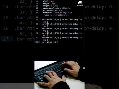 #shorts #learningaxis #html #css #javascript #tutorials #trendingDynamic Waveform | HTML CSS