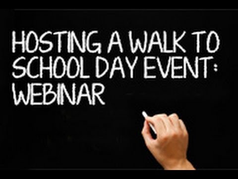 Hosting a Walk to School Day Event