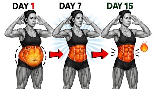 How To Lose Belly Fat FAST - Simple 30 Min Standing Workout For A Flat Stomach