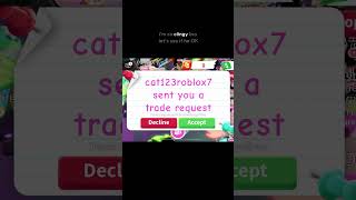 TRADING FOR MEGA CROW #adoptme #roblox #adoptmetrades #trending