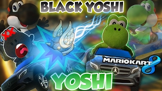 ABM: Yoshi vs Black Yoshi !! Mario Kart 8 Gameplay Match!! HD