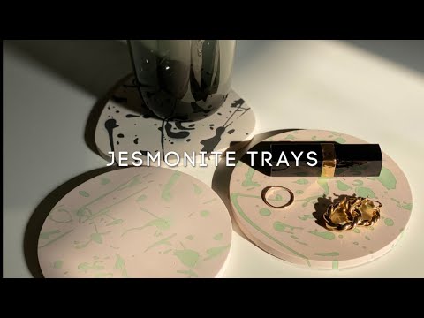 Jesmonite Coaster and tray |  AC100 제스모나이트 아크릴 레진