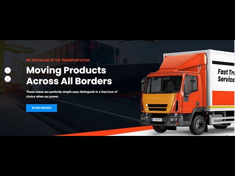 How to create a cargo logistics website for free. #deliverywebsite