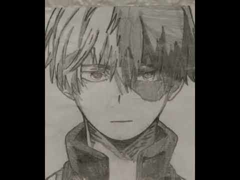 Shoto Todoroki Drawing #mha #shototodoroki #shoto #anime #drawing #eyesbluexheather