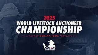 2025 World Livestock Auctioneer Championship Awards Ceremony