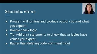 Semantic Errors