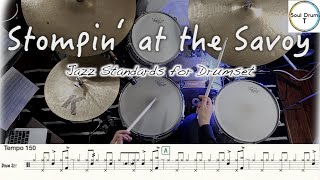 Stompin' at the Savoy // Jazz Standards for Drumset #transcription #swing #drums