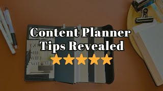 Plan With Me: Cloth & Paper Traveler's Notebook | Social Media Content Planning Tips