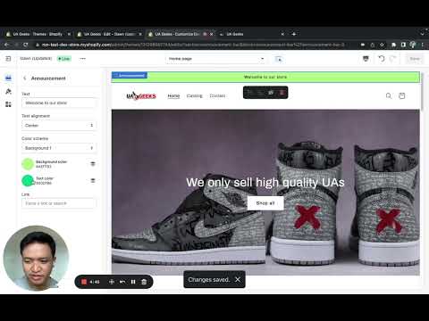 Shopify Development - How to make a color picker for text and fonts in your store