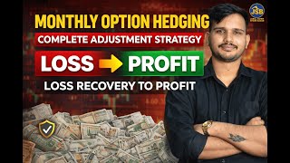 Monthly Option Hedging Complete Adjustment Strategy | Loss Recovery to Profit