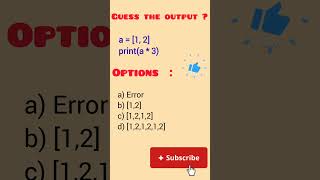 Quick Python quiz! Can you get it right? Comment your answer below!#pythonquiz #pythonreels