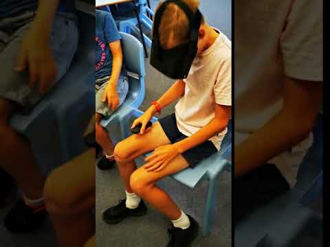 Student using VR