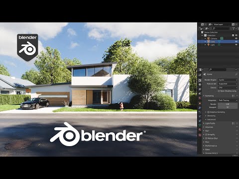 Realistic Exterior Archviz In Blender | Beginner Architecture tutorial