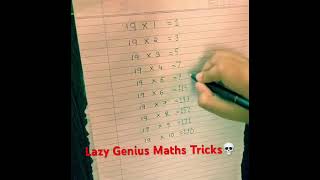 Lazy Genius Math Tricks 💀💀💀