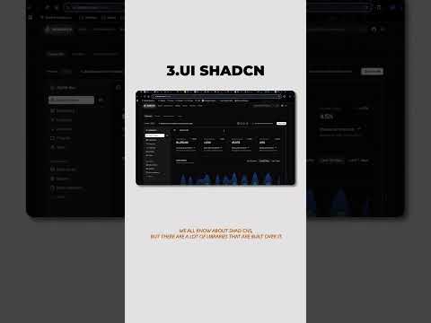 UI libraries that makes website looks premium #coding #programming #python #hack #javascript