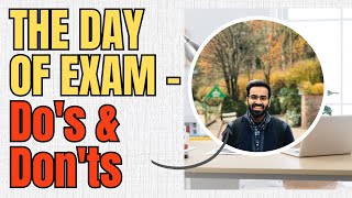 The Day Of MDCAT EXAM! The Do's & Don'ts! EXCLUSIVE GOLDEN TIPS! @drhamzaashraf