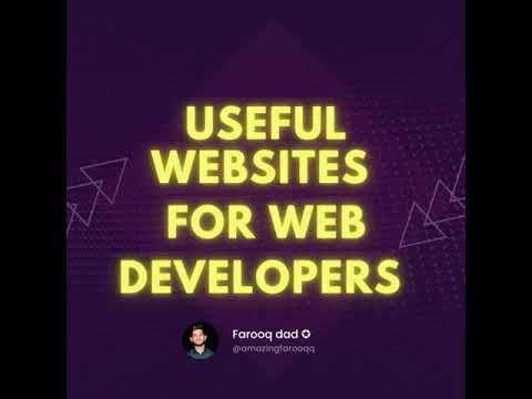 Useful websites for web developers