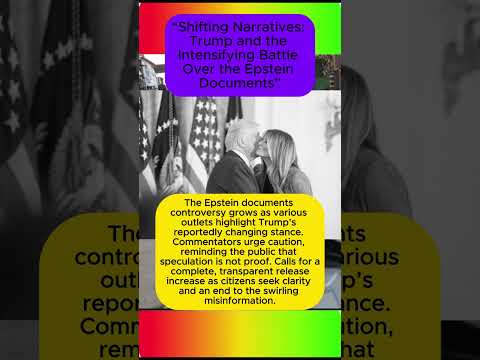 “Shifting Narratives Trump and the Intensifying B