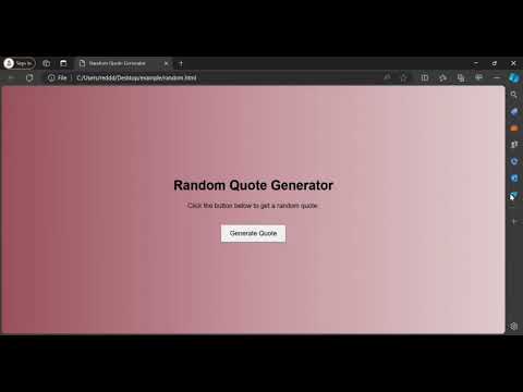 creating a random code generator using html css and JavaScript