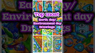🌍Earth Day Drawing| World Earth Day Poster Drawing| Save Earth Poster| Save Environment Drawing