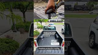 Upfit your truck with our spray on Bedliner in the heart of Miami!!! #sprayonbedliner #miamitrucks