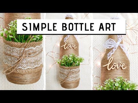 Simple & Quick Bottle Art