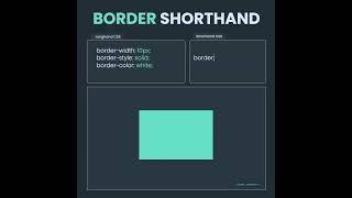 Learn CSS Border Shorthand in 16 Seconds