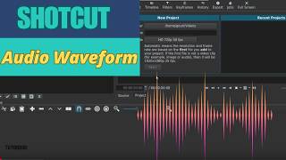 Audio Waveform Visualization |Shotcut Video Editor Tutorial #11
