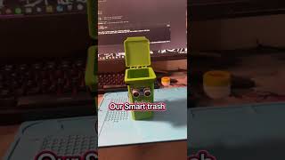 Meet Canni: My Smart Trash Can 🗑️ #shorts #arduino #diytech #techtok #funnytech #arduinoprojects