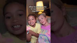 Scarlett asking questions about her dad🥴🥴 #scarlett #family #shorts