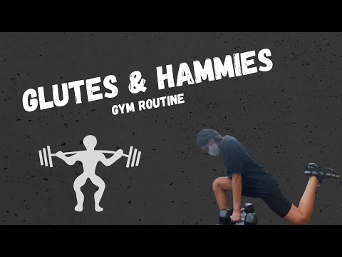 My Glutes and Hamstrings Workout in the Gym! || The College Life