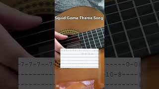 How To Play The Squid Game Theme Song On Guitar #squidgame #guitar #cover #guitarcover #tutorial