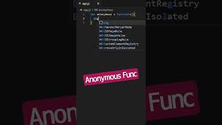 Anonymous Function In JS #programming #viral